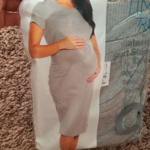 Maternity dress gray